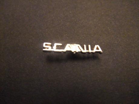 Scania logo zilverkleurig open model